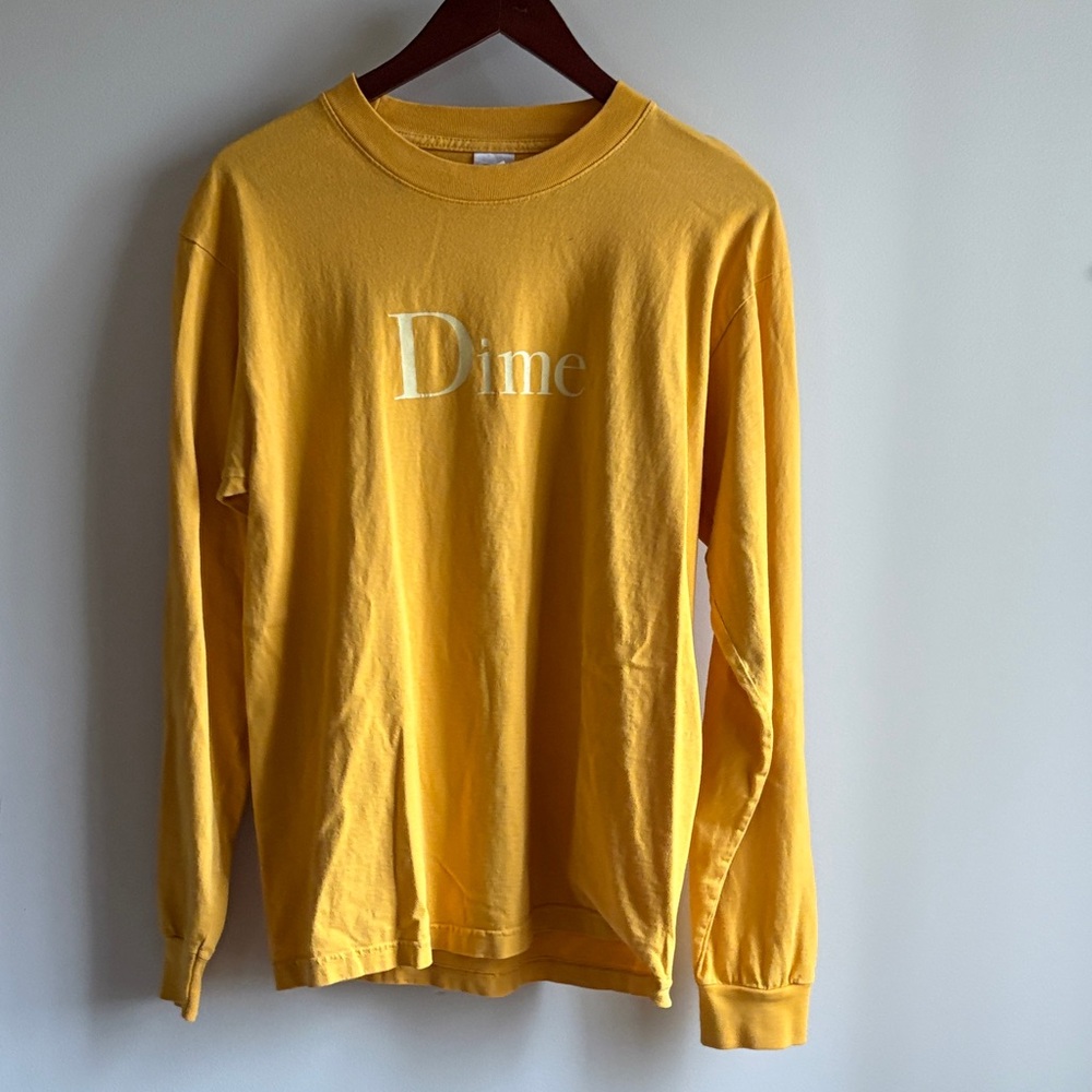 Dime Mustard Long Sleeve Tee